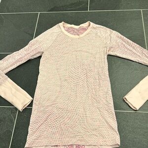 Lululemon long sleeve pink top